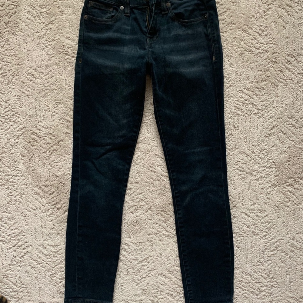 Madewell skinny skinny crop jeans!
